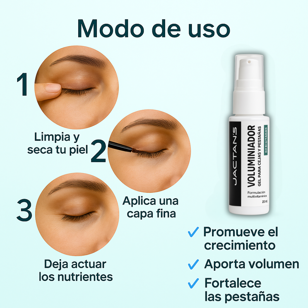 Pestañas largas, fuertes y naturales + rímel de regalo